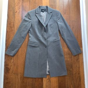 Express Stretch Grey Business Suit